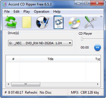 Accord CD Ripper Free 6.5.3