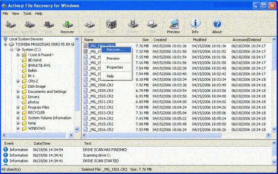 Active@ File Recovery v7.5.1 + crack