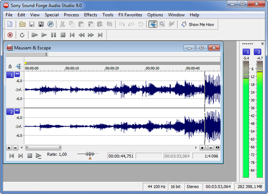 Sound forge 9.0 скачать бесплатно. . . Профессиональный аудиоредактор.