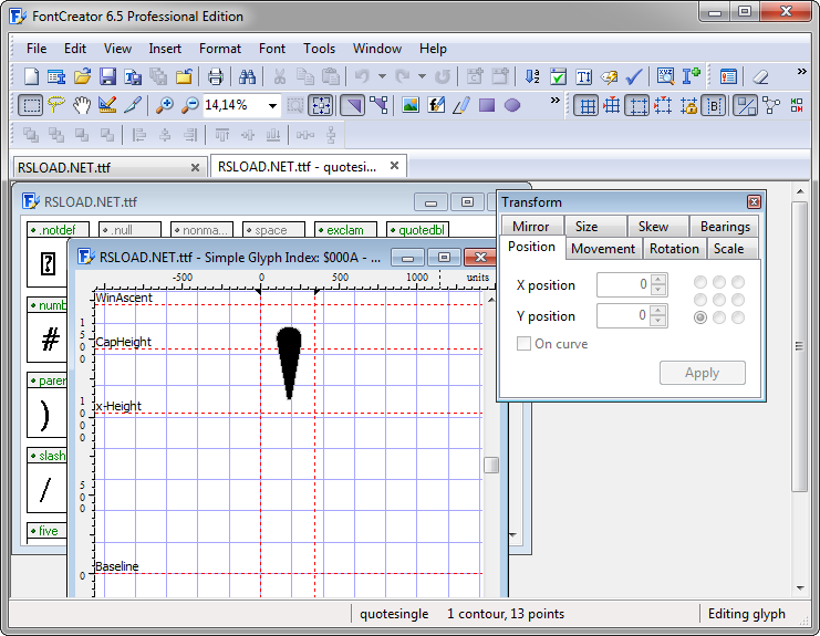 FontCreator