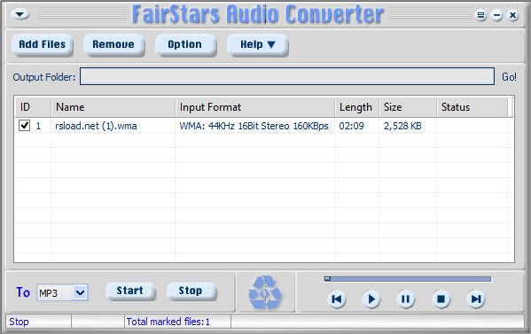 Fairstars audio converter 2.10 portable