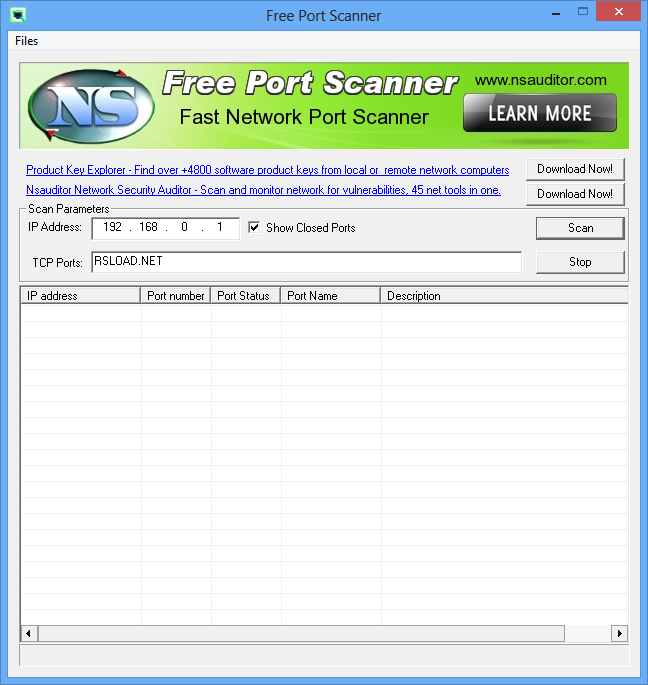 64ip Port Scanner 1.2  -  9