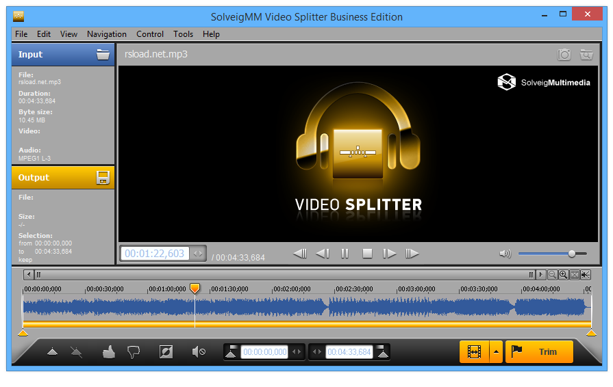 Solveigmm video splitter