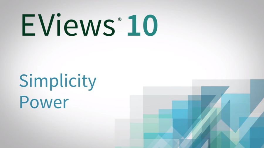 EViews 9.0 Enterprise 11