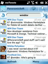 Panoramic moTweets v1.9.2 XScale WM5 WM6 Retail