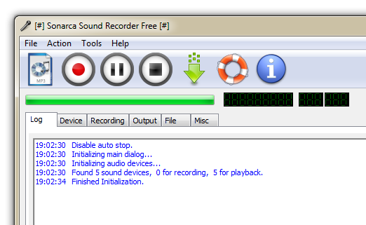 Sonarca Sound Recorder Free