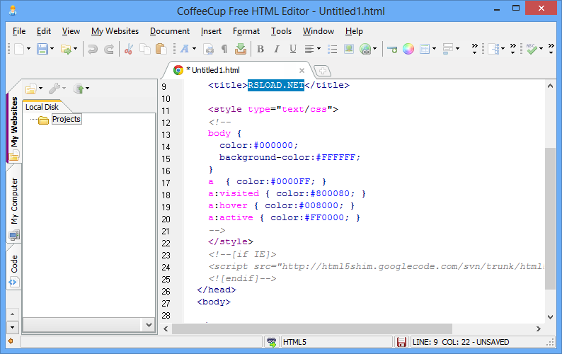 Скачать бесплатно программу html