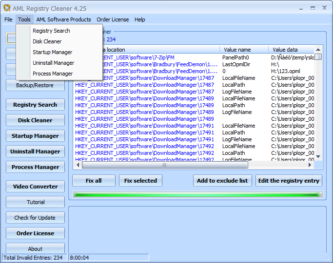 AML Registry Cleaner