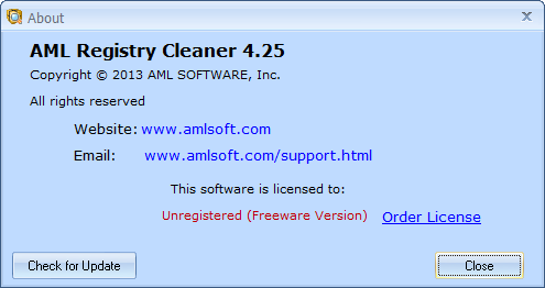 AML Registry Cleaner