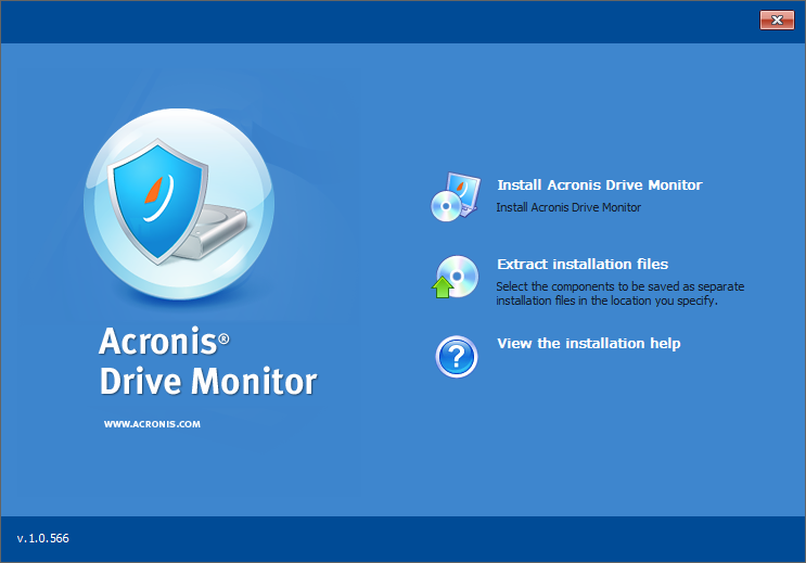 Acronis Drive Monitor