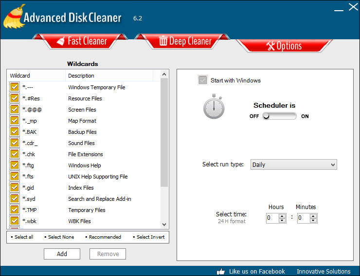 disk aid system cleaner fiblab