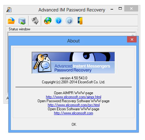 Advanced Instant Messengers Password Recovery