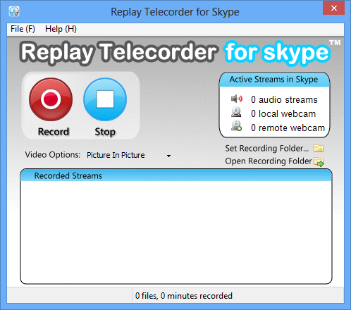 Replay Telecorder for Skype