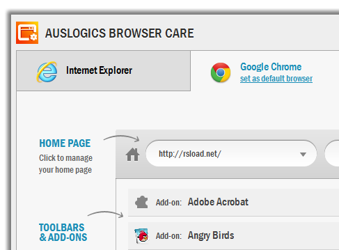 auslogic browser care wont open