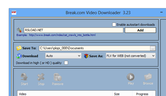 Break.com Video Downloader