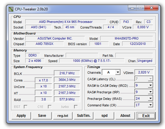 CPU-Tweaker