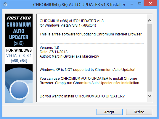 Chromium Auto Updater