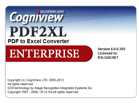 Cogniview PDF2XL