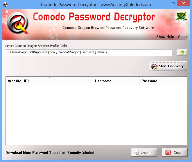 ComodoPasswordDecryptor