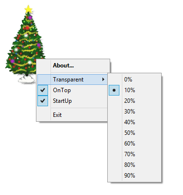 Desktop Christmas Tree
