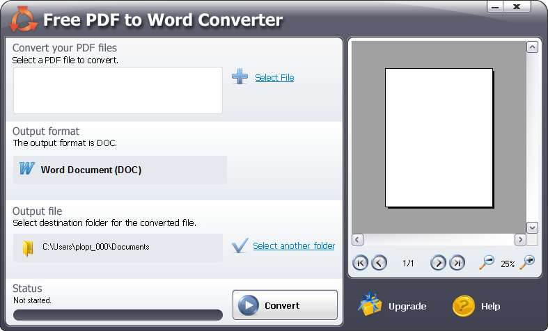 Free PDF to Word Converter