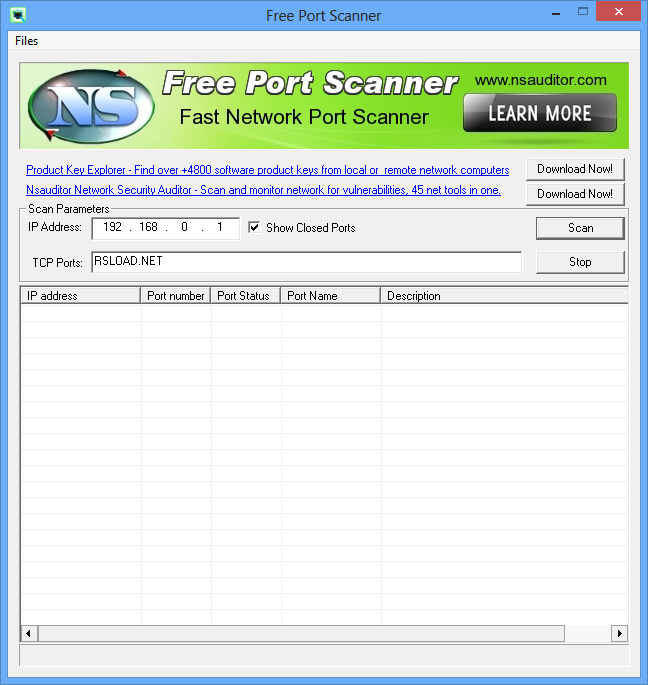 Free Port Scanner