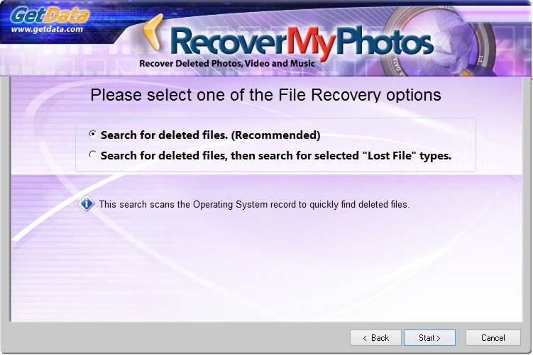 GetData Recover My Photos