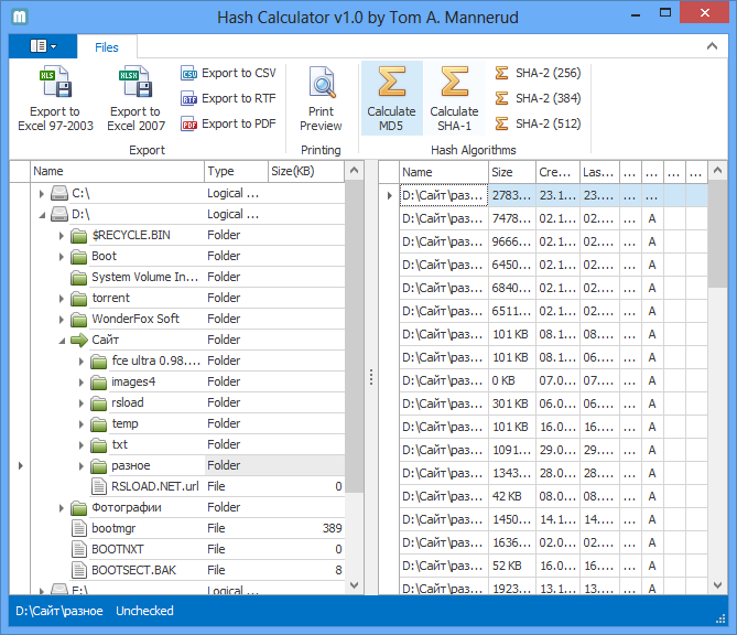 hash calculator mining