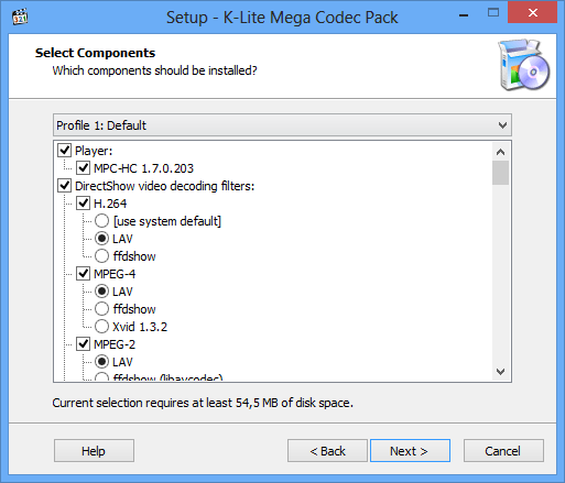 K-Lite Codec Pack