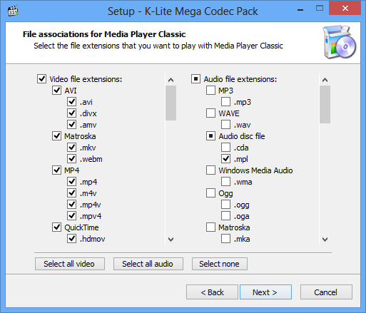 K-Lite Codec Pack 17.9.6 instal the new version for ios