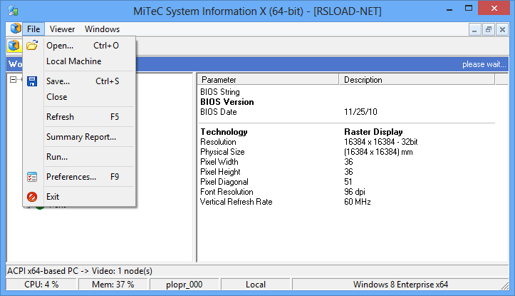 MiTeC System Information X