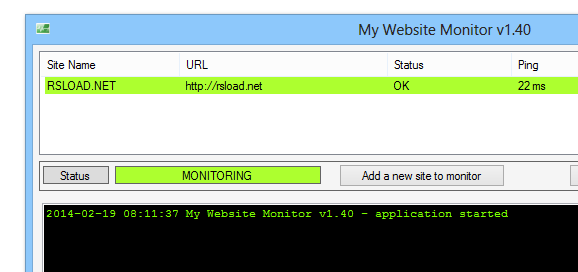 My Website Monitor