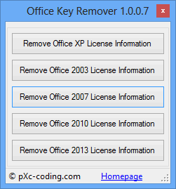 Office Key Remover