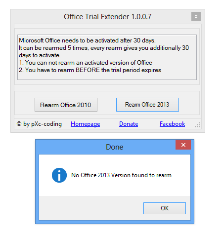 Office Trial Extender 