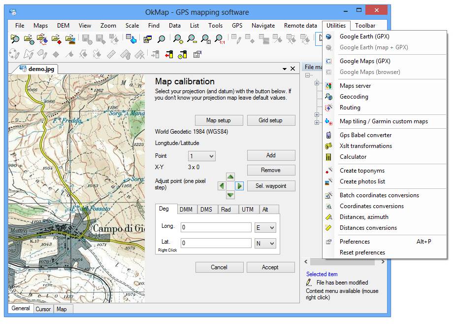 instaling OkMap Desktop 17.10.6