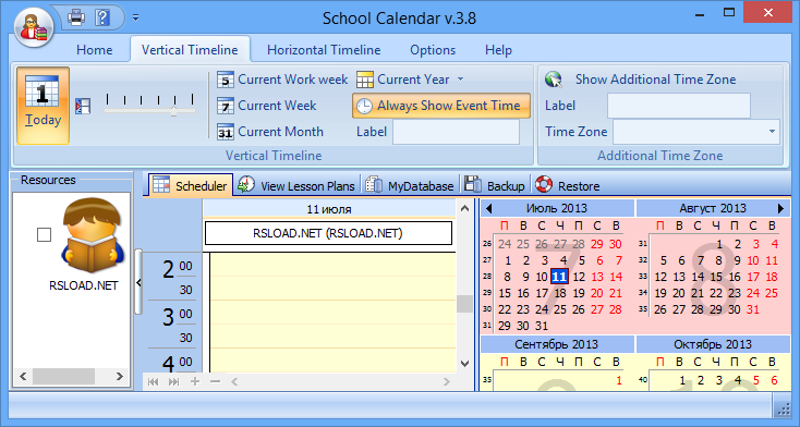  School Calendar