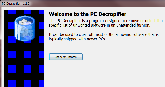 PC Decrapifier 
