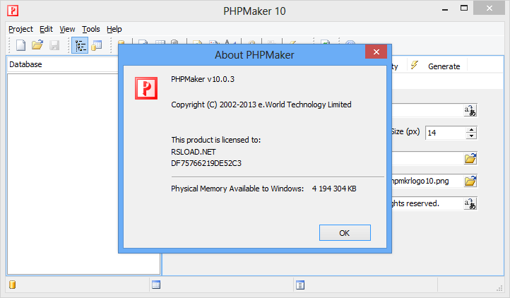 download the new version for windows PHPMaker 2024.2