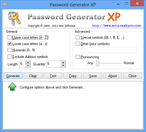 Password Generator XP