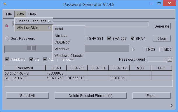 PasswordGenerator 23.6.13 for mac download free