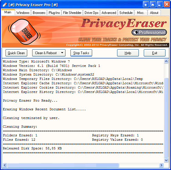 Privacy Eraser pro