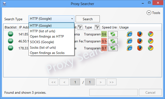 Proxy Searcher