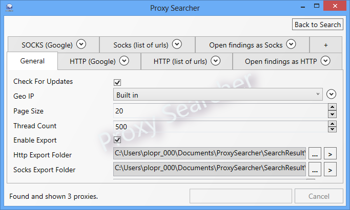 Proxy Searcher