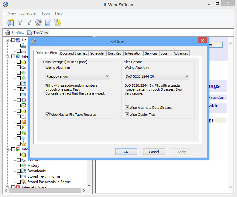 R wipe and clean v8.6 build 1517