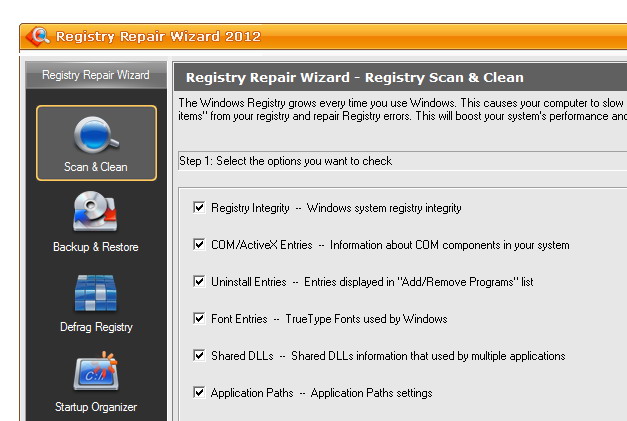 Registry Repair Wizard