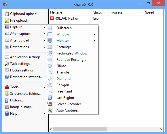 sharex portable sharex portable