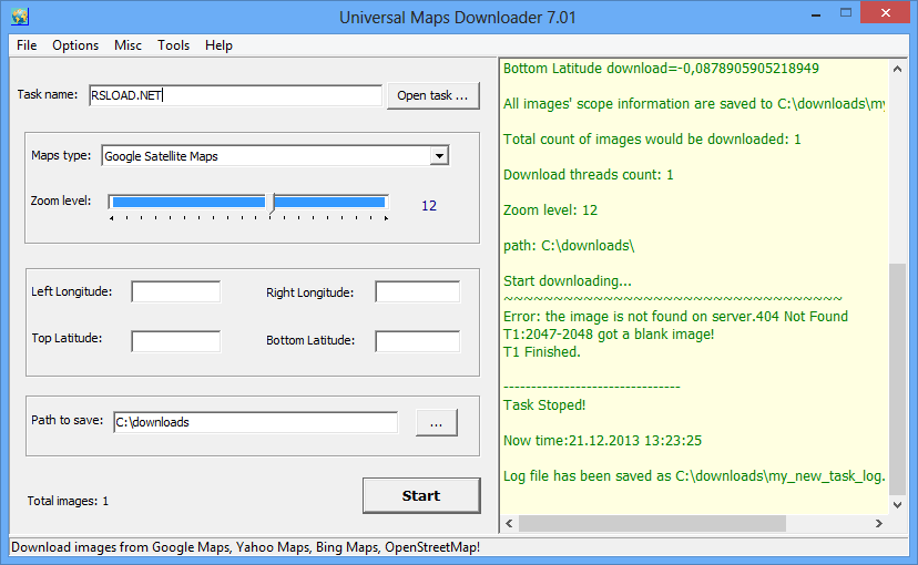 Universal Maps Downloader