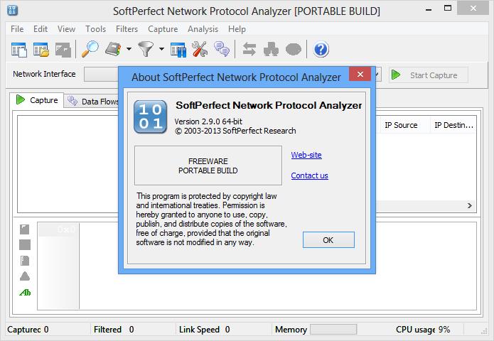 SoftPerfect Network Protocol Analyzer