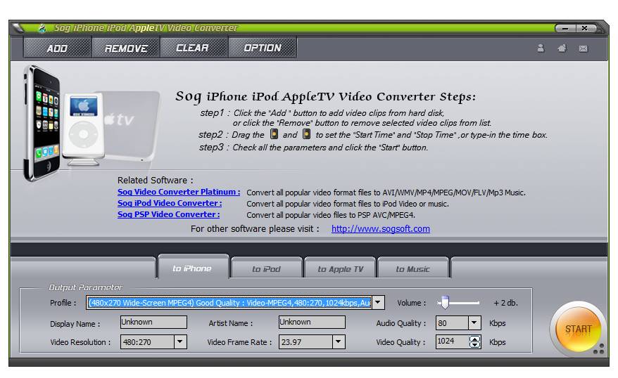 Sog iPhone iPod Video Converter