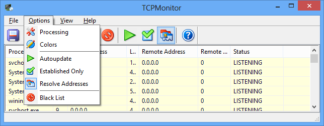TCP Monitor